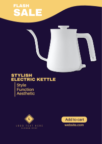 Stylish Electric Kettle Flyer Image Preview