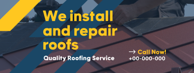 Quality Roof Service Facebook cover Image Preview