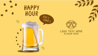 Happy Hour Buy 1 Get 1 Facebook event cover Image Preview