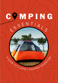 Camping Essentials Poster Image Preview