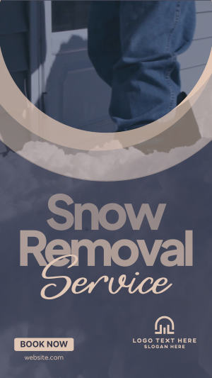 Snow Removal Service Instagram story Image Preview