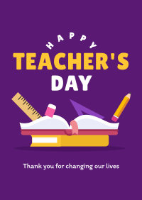 Teachers Special Day Poster Design