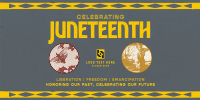 Retro Juneteenth Greeting Twitter post Image Preview