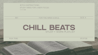 Calm Study Playlist YouTube Banner Design