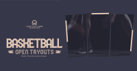 Basketball Ongoing Tryouts Facebook Ad Preview