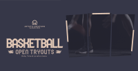 Basketball Ongoing Tryouts Facebook ad Image Preview