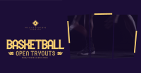 Basketball Ongoing Tryouts Facebook ad Image Preview