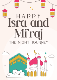 Isra and Mi'raj Night Journey Poster Image Preview