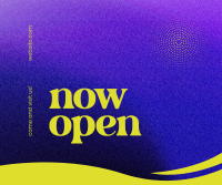 Now Open Facebook Post Design