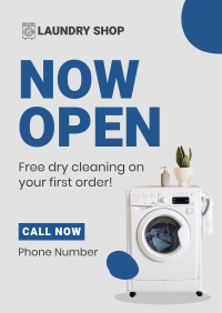 Laundry Shop Opening Flyer Image Preview