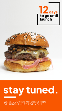 Burger Shack Launch Facebook Story Design