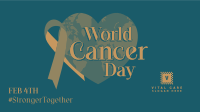 World Cancer Day Heart Facebook event cover Image Preview