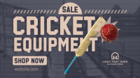 Cricket Equipment Sale Animation Preview