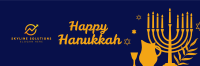 Happy Hanukkah Twitter Header Image Preview