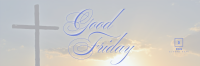 Good Friday Crucifix Greeting Twitter Header Image Preview