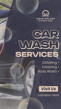 Carwash Auto Detailing TikTok Video Image Preview