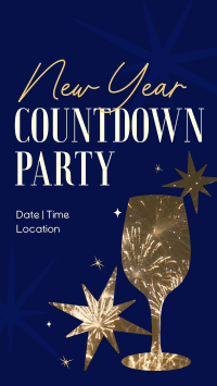 New Year Countdown Party Instagram story Image Preview