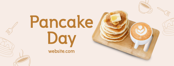 Pancake & Coffee Facebook Cover Design Image Preview