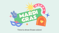 Happy Mardi Gras Zoom Background Image Preview