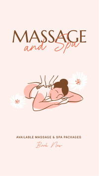Serene Massage TikTok Video Design