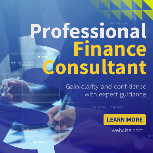 Professional Finance Consultant Instagram post Image Preview