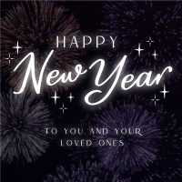 New Year Greeting Instagram Post Design