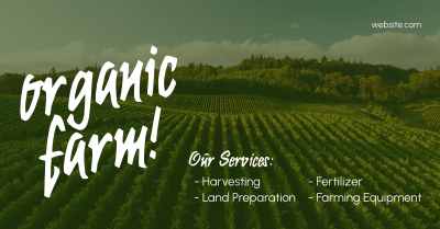 Organic Farming Facebook ad Image Preview