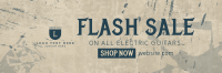 Guitar Flash Sale Twitter header (cover) Image Preview
