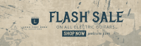 Guitar Flash Sale Twitter Header Preview