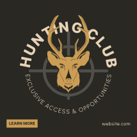 Deer Hunting Instagram Post Design