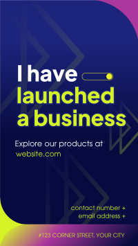 Business Launch Announcement TikTok Video Image Preview