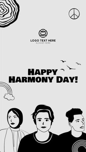 Harmony Day Celebration Facebook story Image Preview