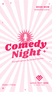 Comedy Night Facebook story Image Preview