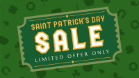 Lucky Irish Pattern Facebook Event Cover Design