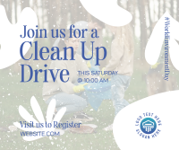 Clean Up Drive Facebook Post Design