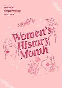 Empowering Women Month Poster Design