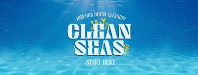 Clean Seas For Tomorrow Facebook cover Image Preview