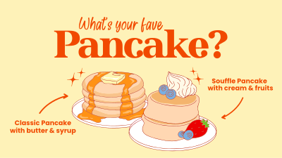 Classic and Souffle Pancakes Facebook event cover Image Preview