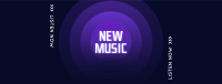 New Music Button Facebook Cover Design