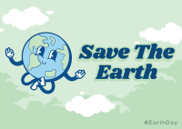 Modern Earth Day Postcard Image Preview