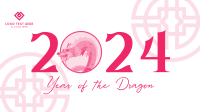 Dragon New Year Facebook event cover Image Preview