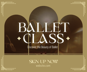 Sophisticated Ballet Lessons Facebook post Image Preview