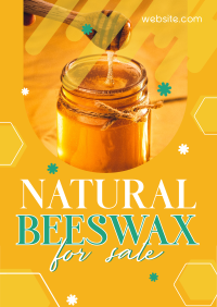 Beeswax For Sale Flyer Design