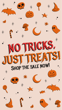 Trick or Treat Sale Instagram story Image Preview