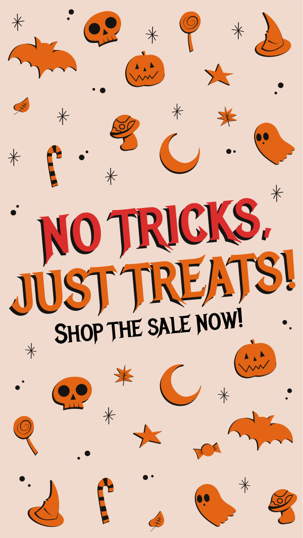 Trick or Treat Sale Instagram Story Design