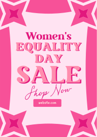 Women's Equality Sale Flyer Design