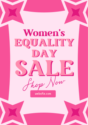 Women's Equality Sale Flyer Image Preview