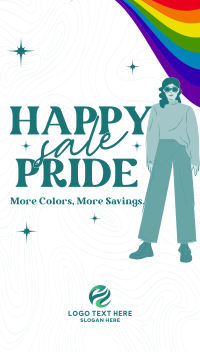 Modern Happy Pride Month Sale  Instagram reel Image Preview
