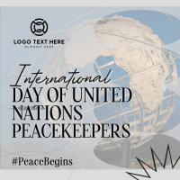 UN Peacekeepers Day Instagram post | BrandCrowd Instagram post Maker