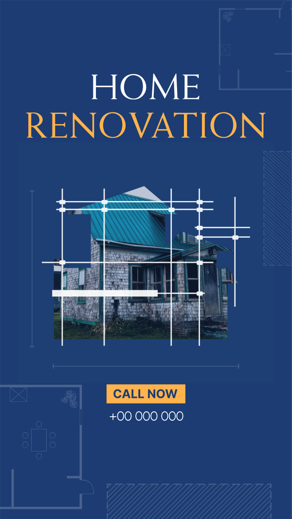 Home Renovation Instagram Story Design Image Preview